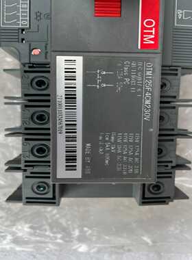 议价ABB全新原装双电源BOTM125F4CM230V现货/维修