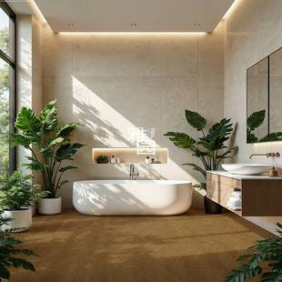 法式 客厅木纹地砖几何线条卧室地板砖原木风网红连锁餐厅厨房瓷砖