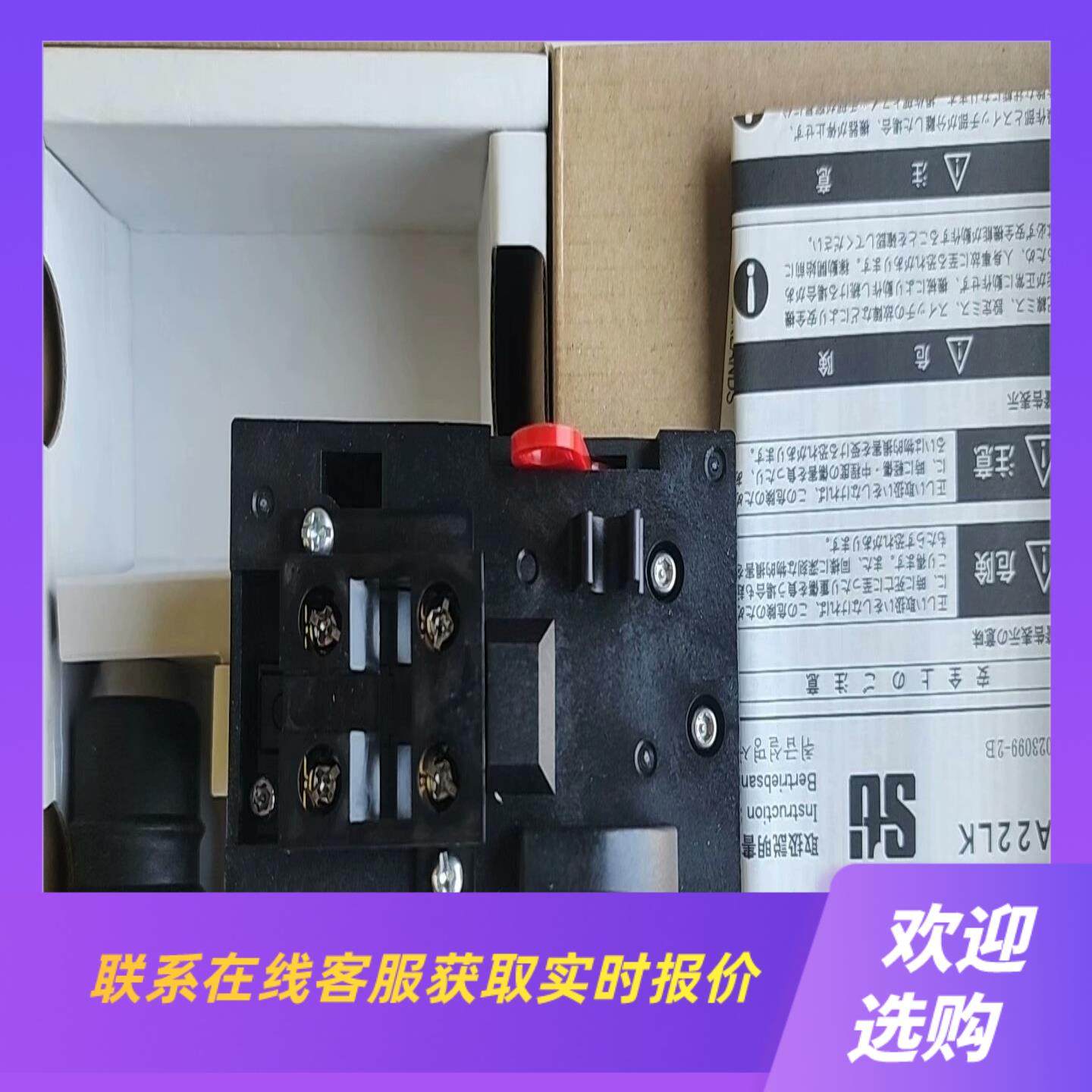 欧姆* 电磁锁安全选择开关 A22LK-2RLA-22-拍前询价下单