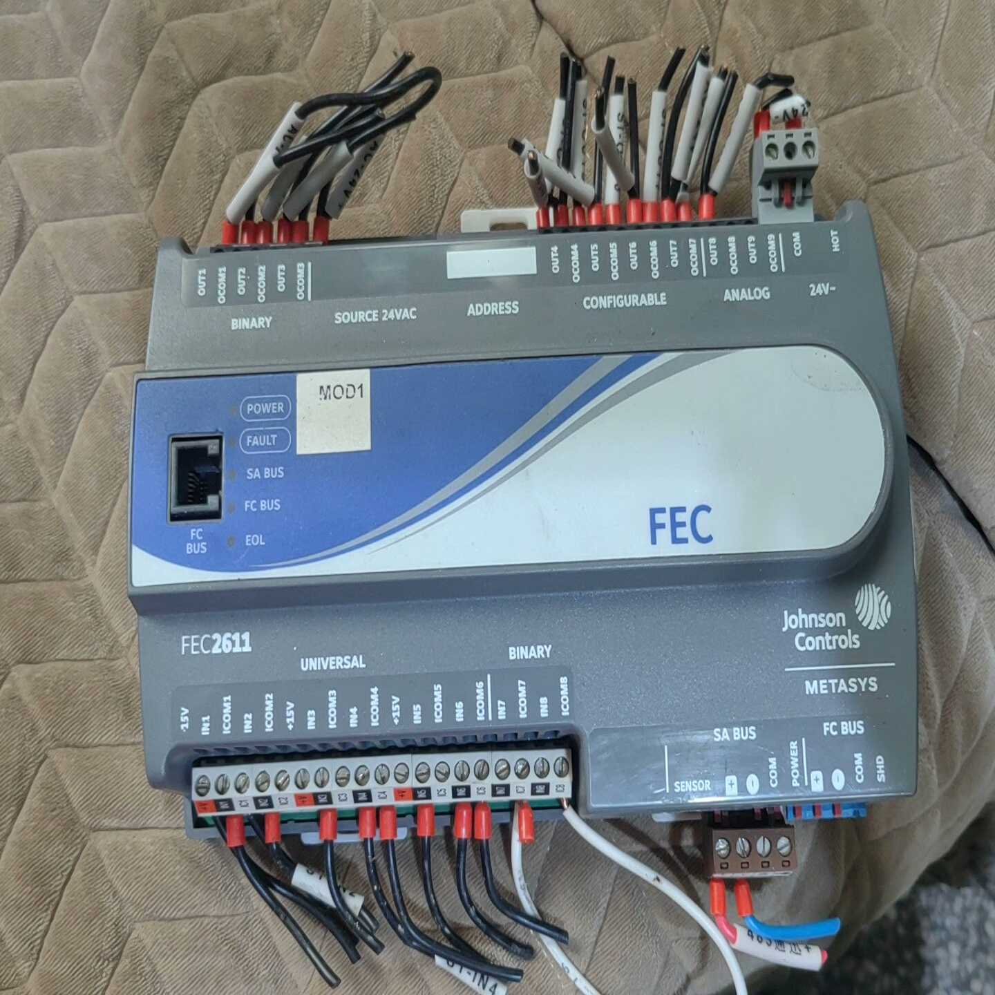 MS-FEC2611-0二手拆机江森控制器实物图拍摄功-议价