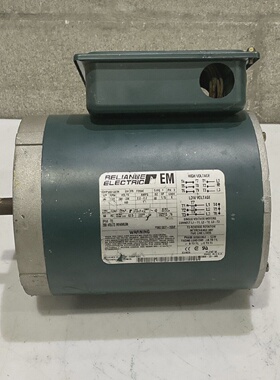 RELIANCE ELECTRIC P56X1337H EM MOTOR TYPE P 34 HP 208230 V 2