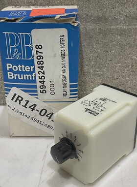PB POTTER  BRUMFIELD CHB3830001 TIME DELAY RELAY 24V 110 SEC