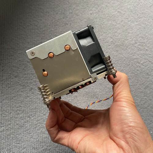 金钱豹x7999正方形散热器2u侧吹散热器cpu-议价