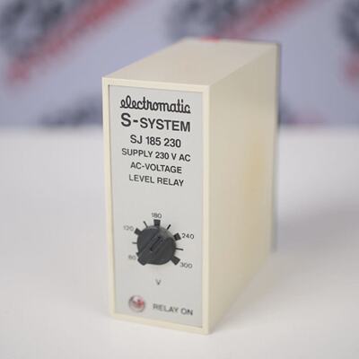 ELECTROMATIC SSYSTEM SJ 185 230 SUMINISTRO 230 V AC REL DE N