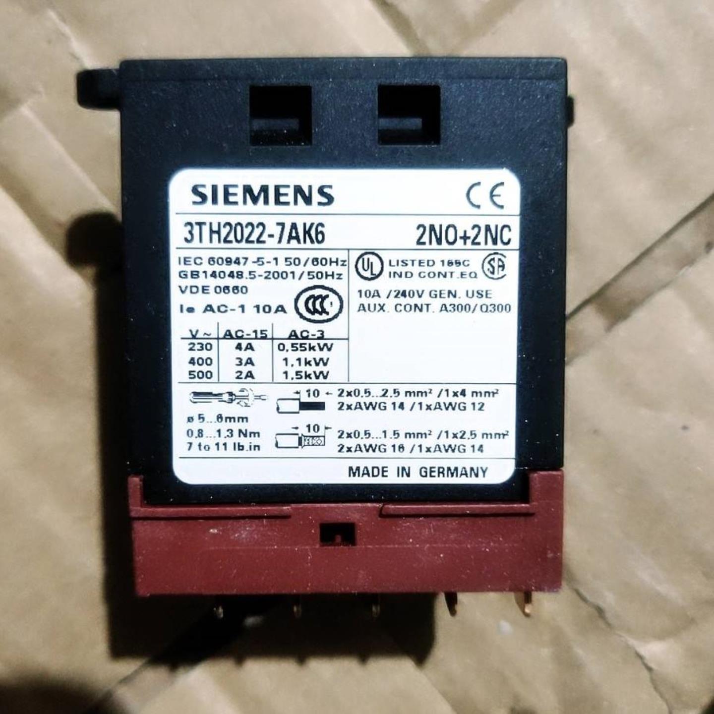 配件西门子 3TH2022-7AK6  110120VAC议价