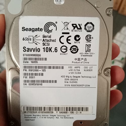【询价】希捷600G 6Gb SAS 2.5