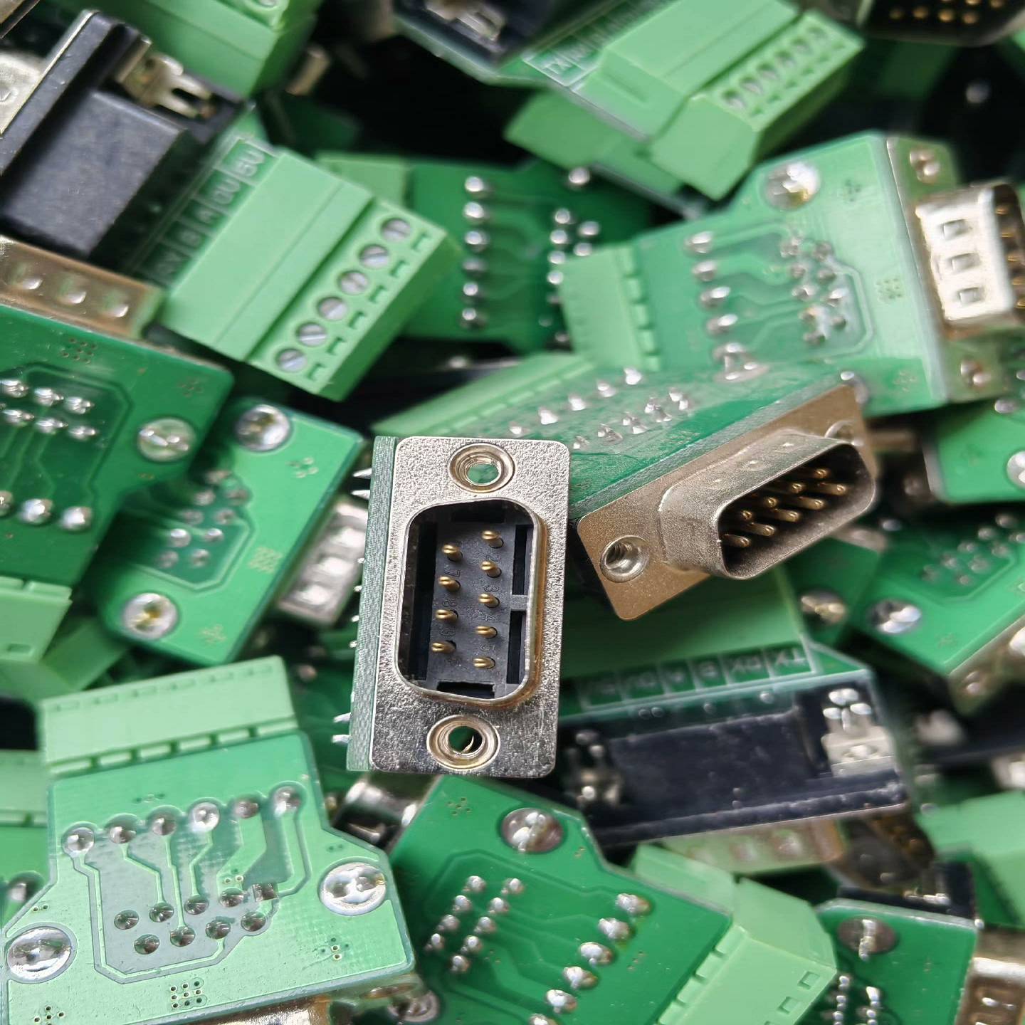 议价DB9免焊接公母头，M5G5引出6脚，接插件串口信号插头k，转现