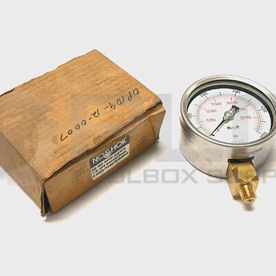 Nuovo Noshok 401055000PSIKPA 14 NPT Manometro Pesante