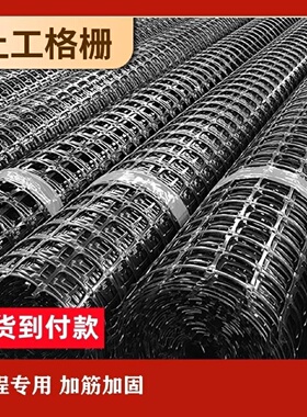 塑料双向土工格栅钢塑复合玻纤沥青路面路基用GSGSGSL50KN厂家