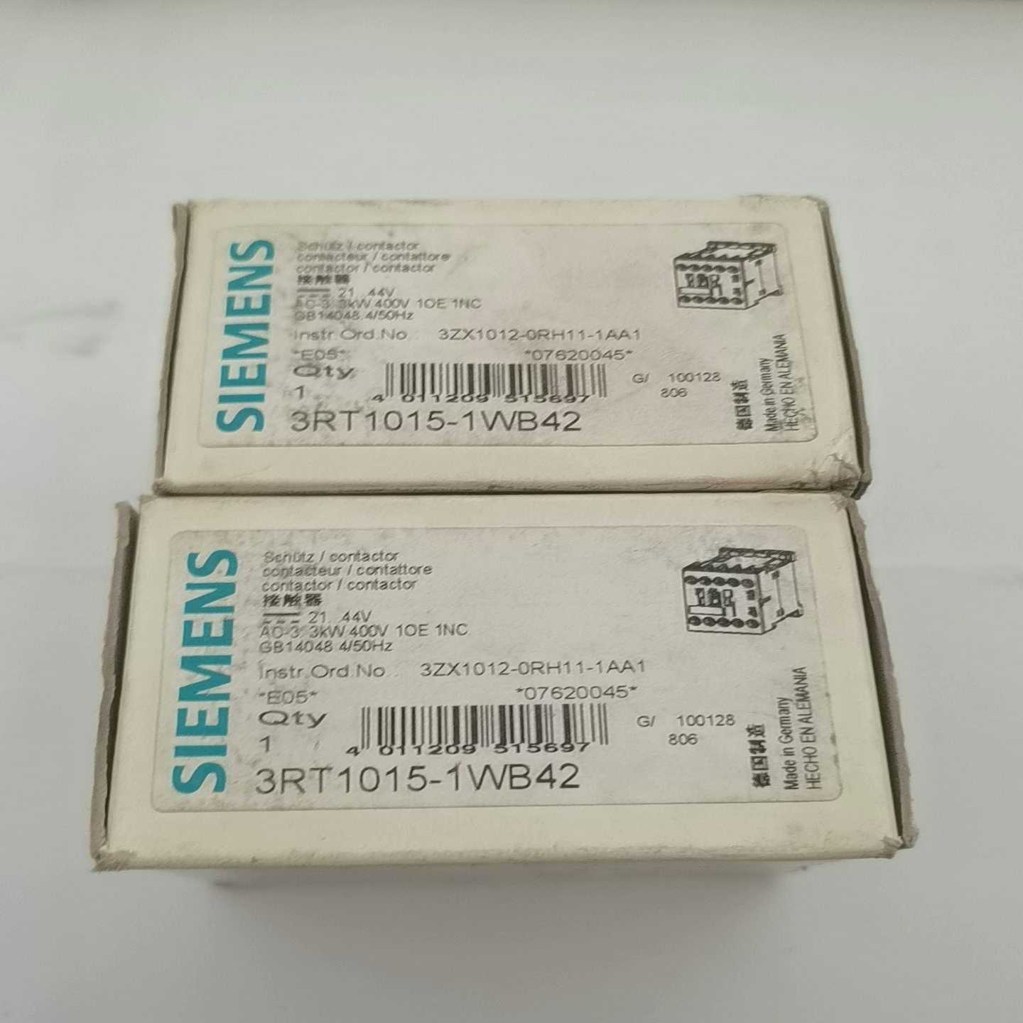接触器，3RT1015-1WB42，4个询价