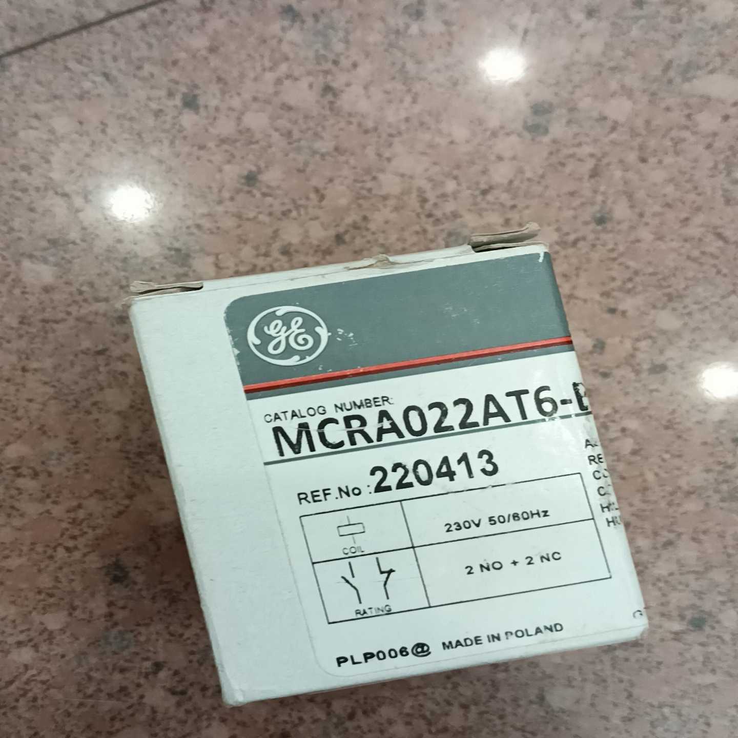 波兰原装GE通用电气继电器MCRA022AT6-B，型号22--议价商品