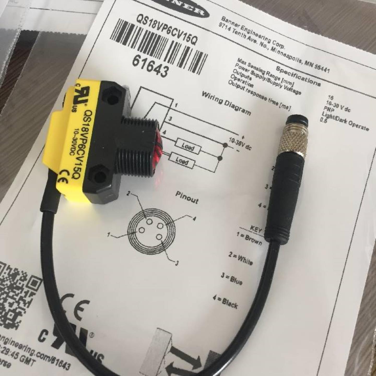 配件QS18VN6CV15Q7   邦纳BANNER 光电传感器 QS18VP6CV15Q7议价