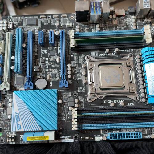 华硕P9X79主板另售i73930K六核CPU原装拆机-议价