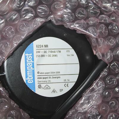 ebmpapst 6224NR Cooling Fan 710mA 24VDC 17W