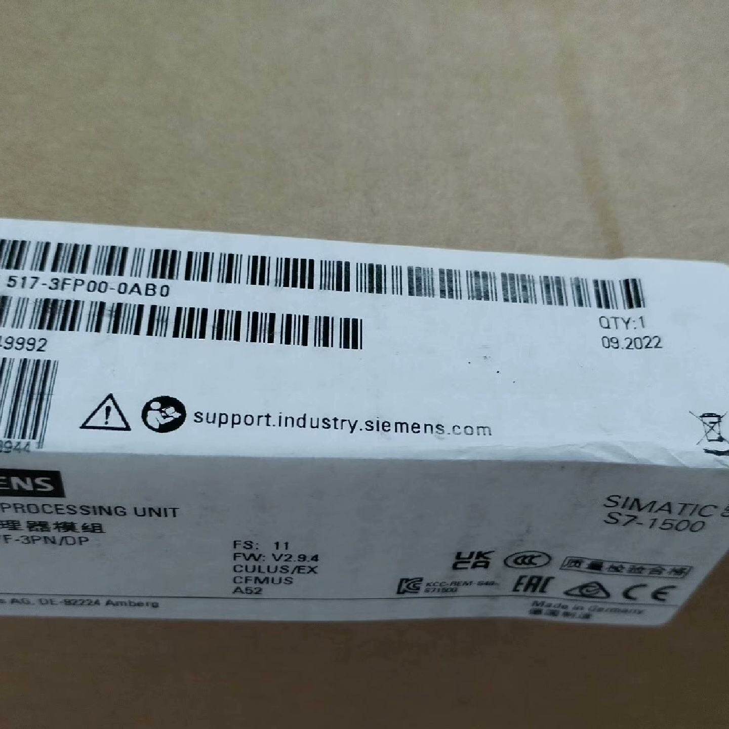 议价6ES7-517-3FP00-0AB0 全新原装保内未的