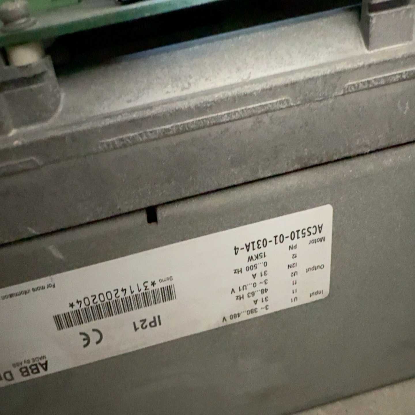 咨询-15kw,380vabb变频器acs510-01-031a