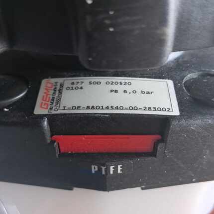 GEMU盖米隔膜阀，型号67750D020520，适用压-询价客服