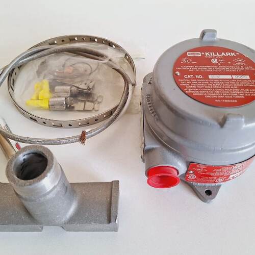 Bacharach 517343 Gas Detector Amplifier in Killark HKB 0296