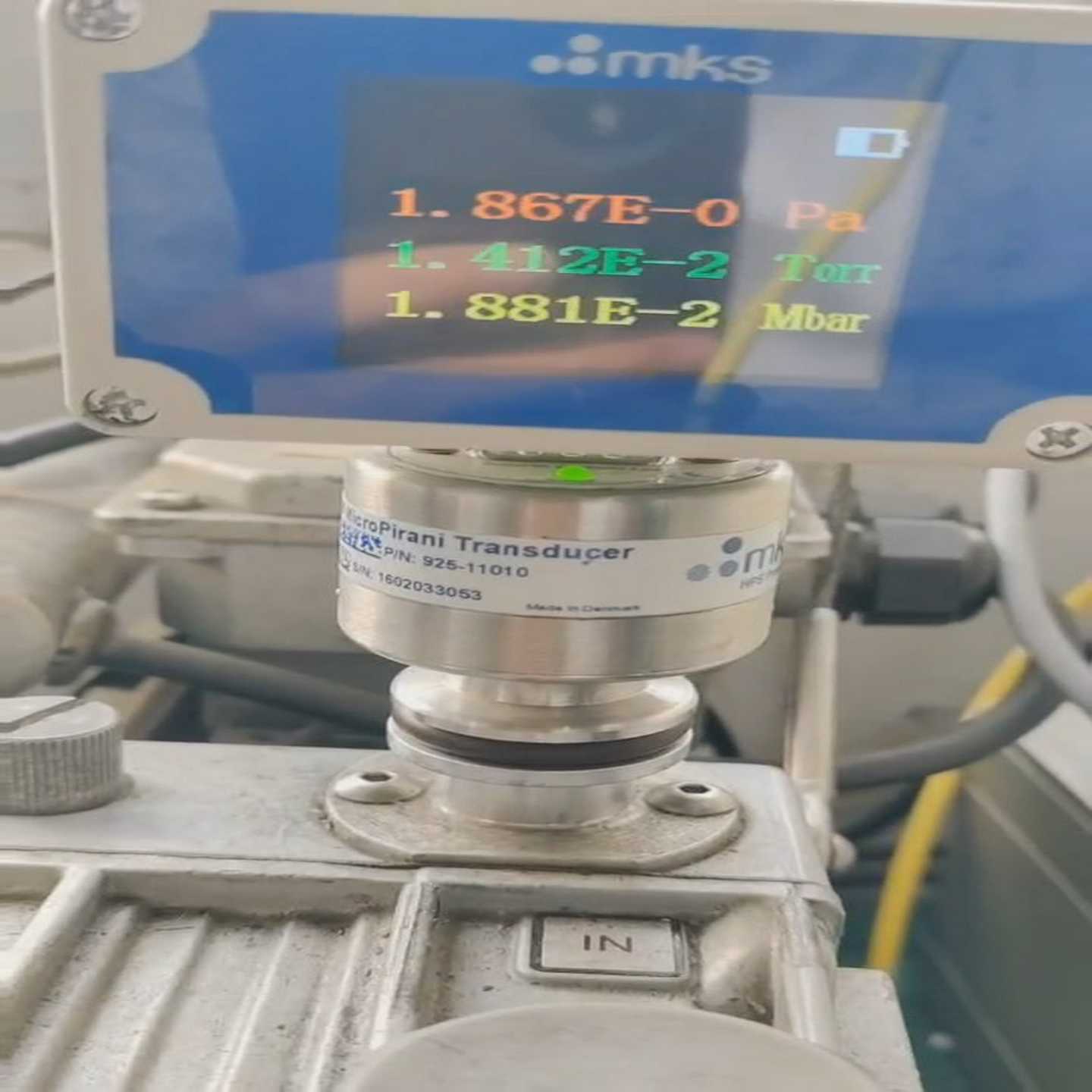 工控议价Ms皮拉真空计25一11010，成色新，功能包好，已测试