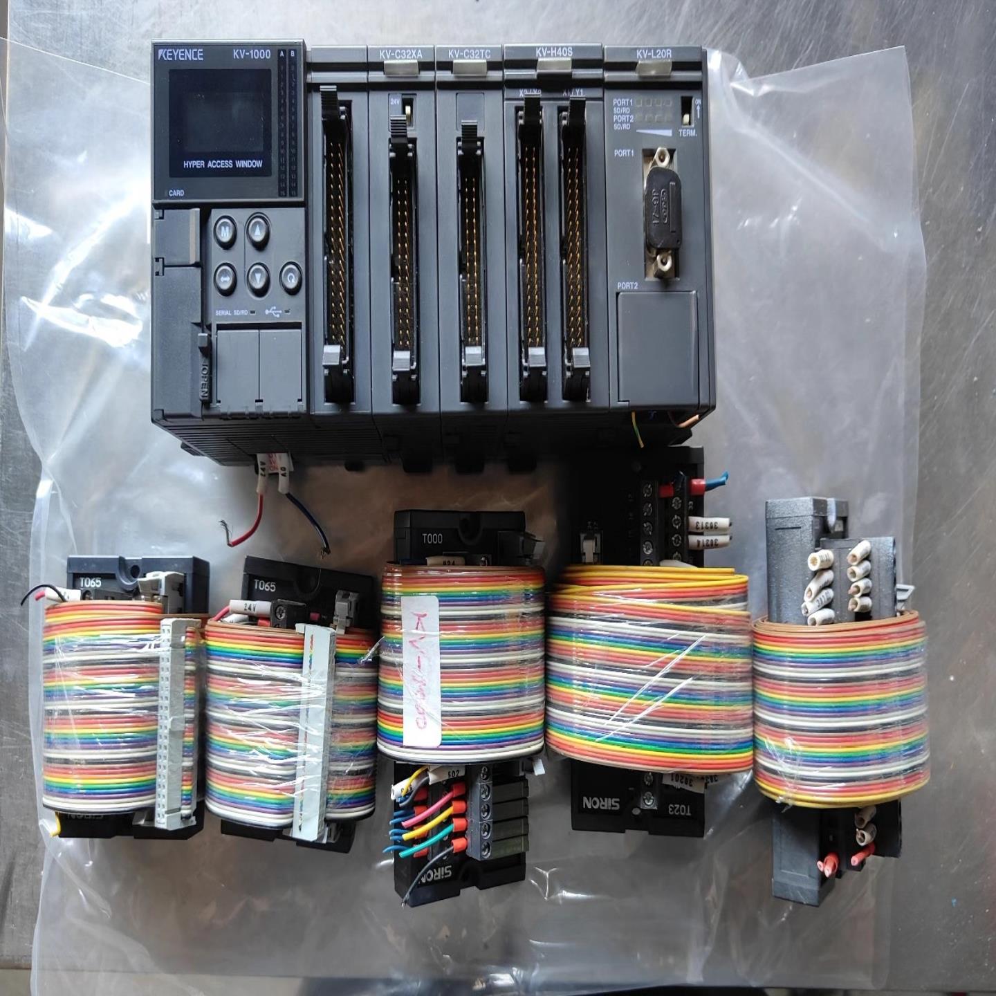 KV-1000基恩士PLC一套拆机无拆无修成色9