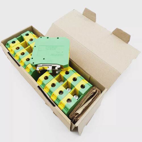 10x Phoenix Contact USLKG 50 0443049 SchutzleiterReihenklemm