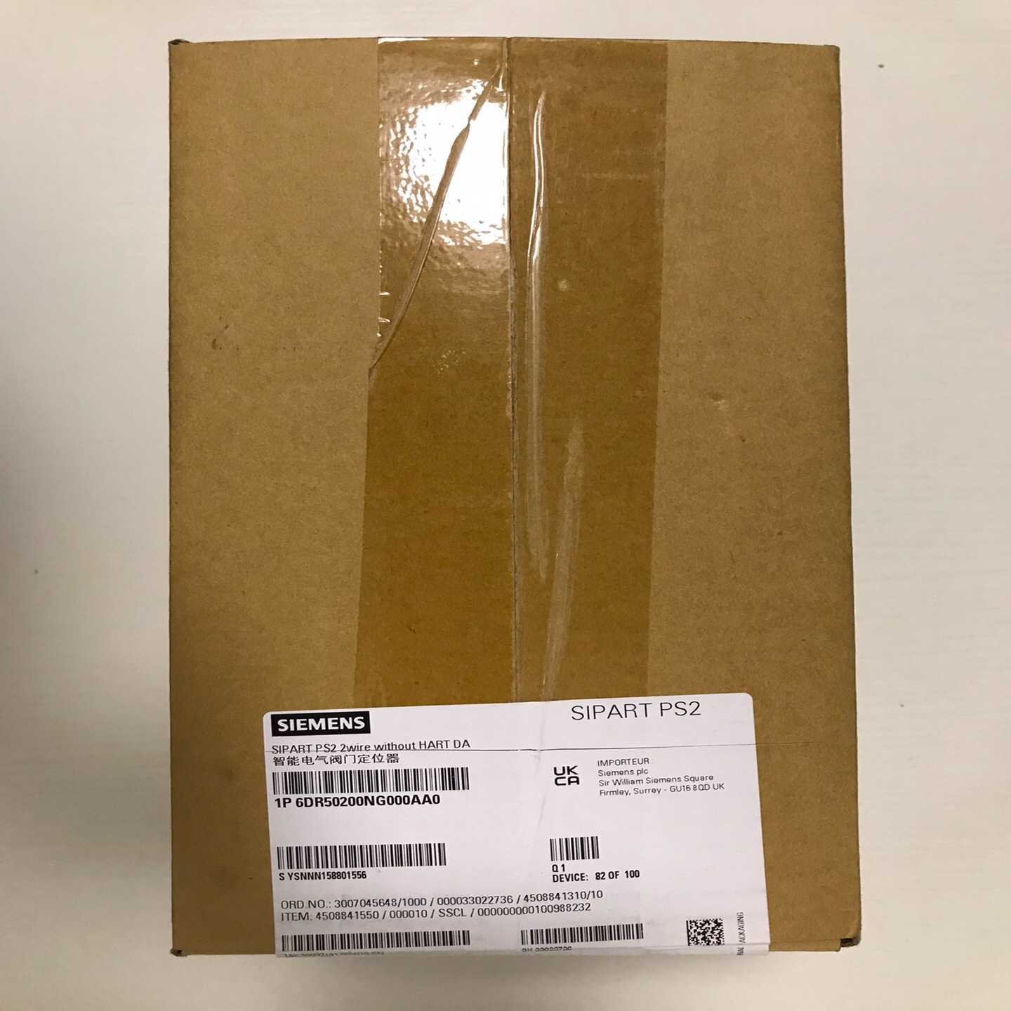 6DR5020全新原装正品西门子智能阀门定位器,型号:6DR--议价商品