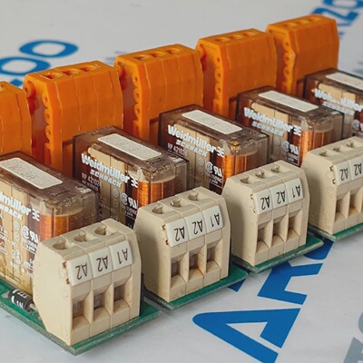 Lotto Da 5 Weidmuller 414180 RS32 Montaggio Modulo Rel Usato