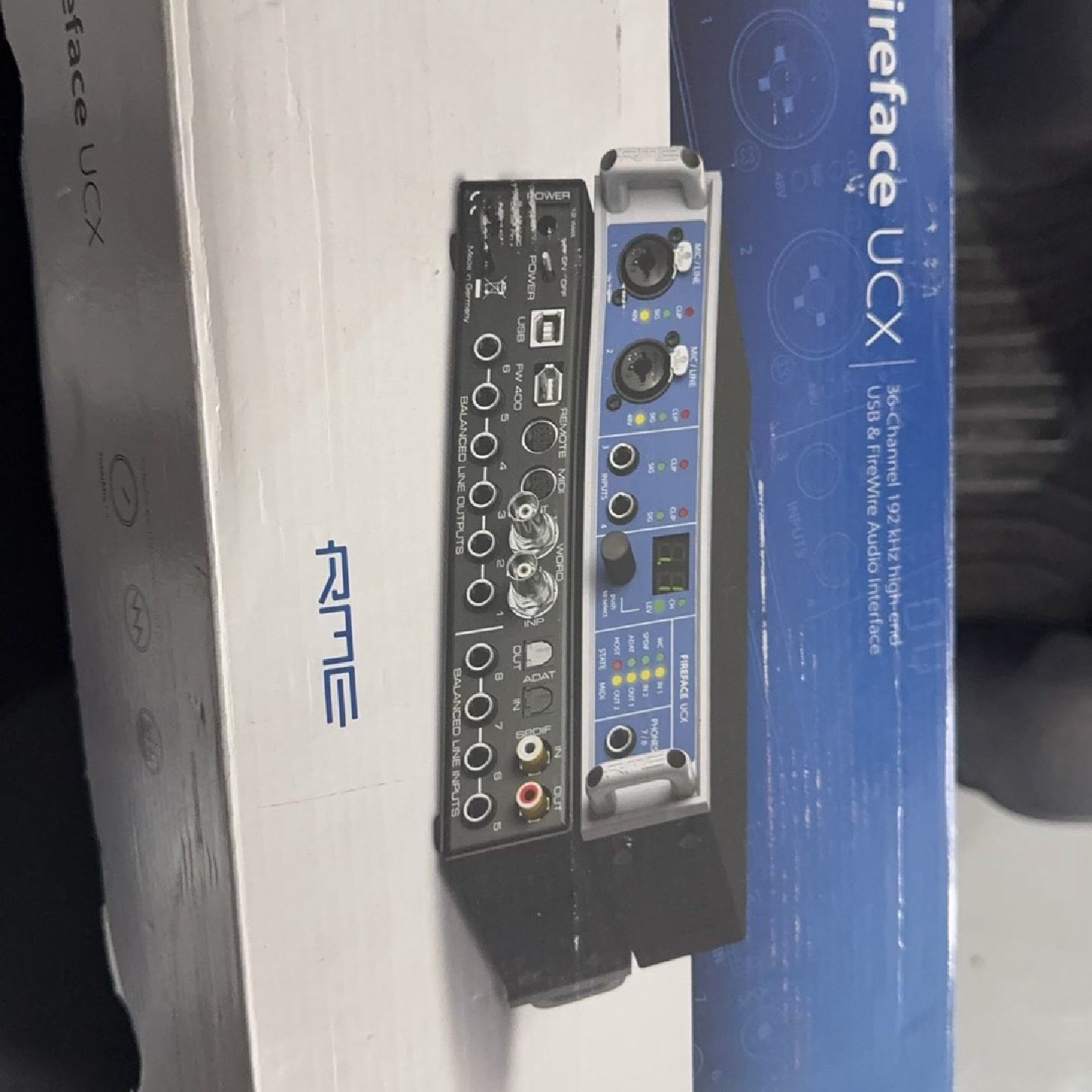 RME Fireface UCX高端声卡，36通道，支持US--议价商品