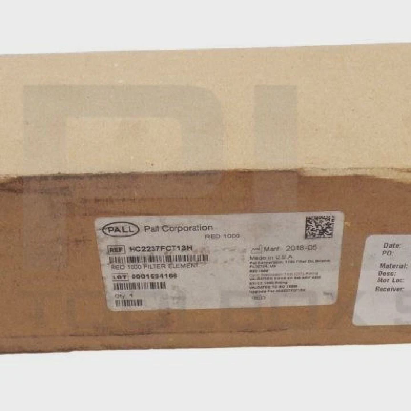 lment De Filtre 1000 PALL HC2237FCT13H ROUGE NEUF SCELL - 实物图