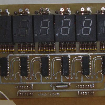 SLS1C23 Bryant 6Digit Display Assembly 2K1155 printed circui