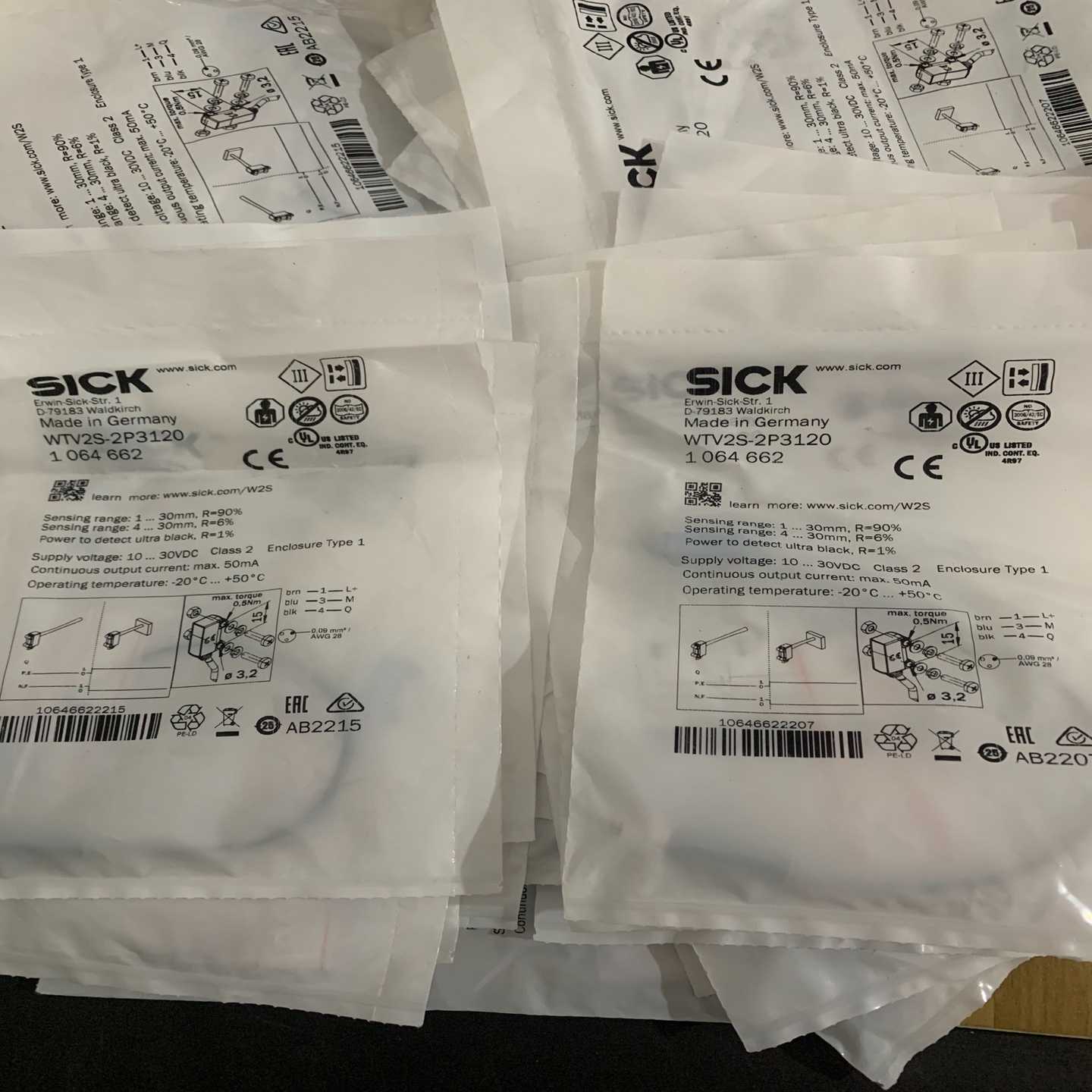 全新德国西克传感器WTV2S-2P3120货号1064662