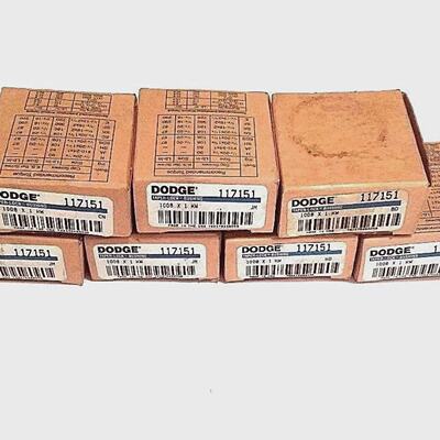 LOT OF 7 NIB DODGE 117151 TAPERLOCK BUSHINGS 1008 X 1 KW