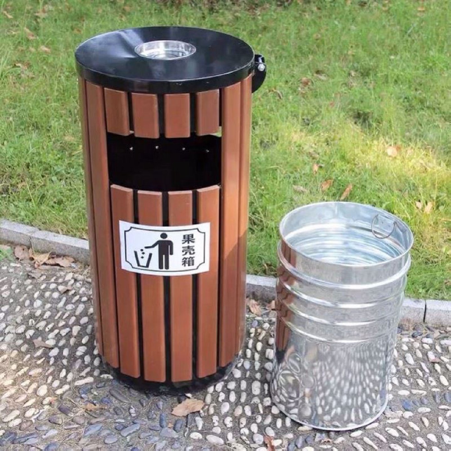 户外垃圾桶不锈钢大号环卫加厚小区公园街道商用四分类室外果皮箱,户外/登山/野营/旅行用品,矶钓竿,淘宝优惠券,粉丝福利购,淘宝优惠卷