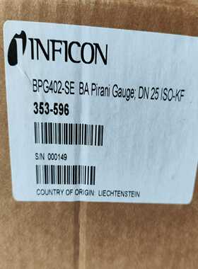 全新INFICONBPG402-SEBA皮拉尼真空计，型--议价商品