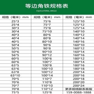 厂家直供镀锌角钢Q235B不等边角钢等边角钢货架三角铁加厚现货