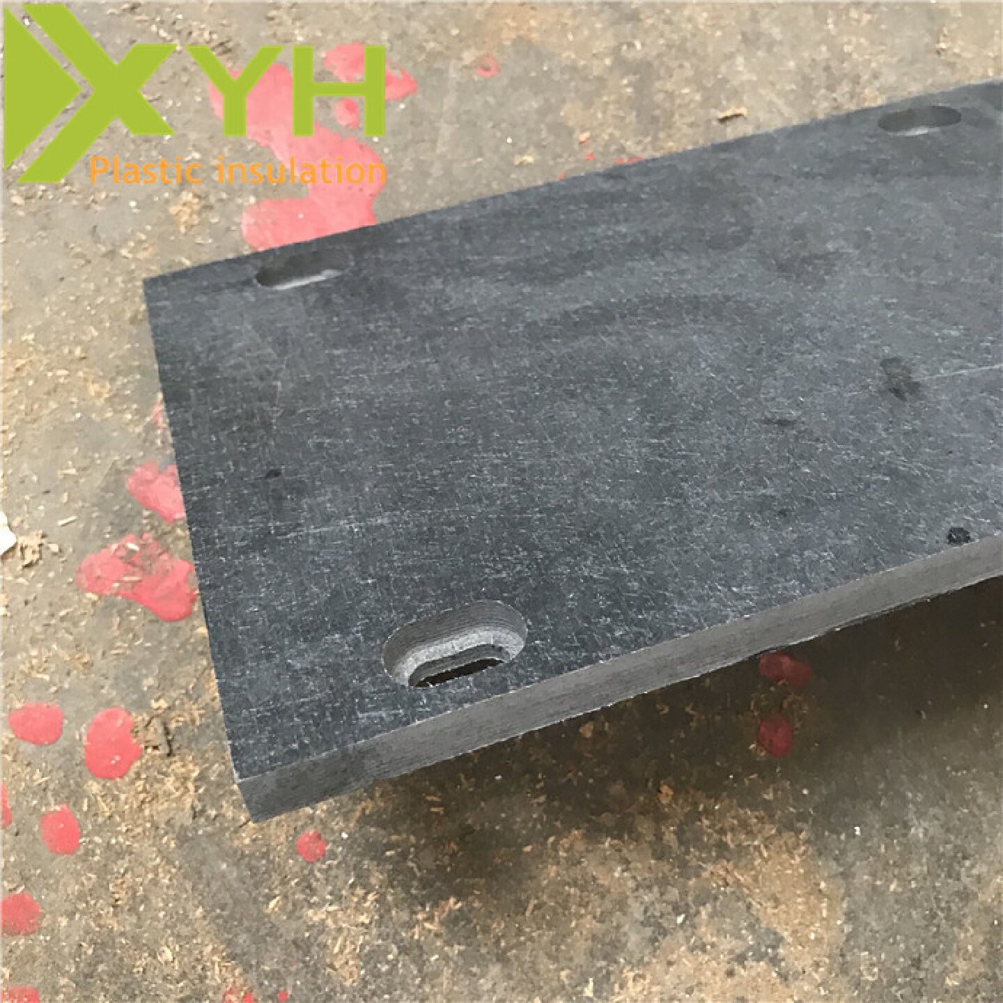 黑色合成石波峰焊过炉治具合成石板材耐高温模具隔热板