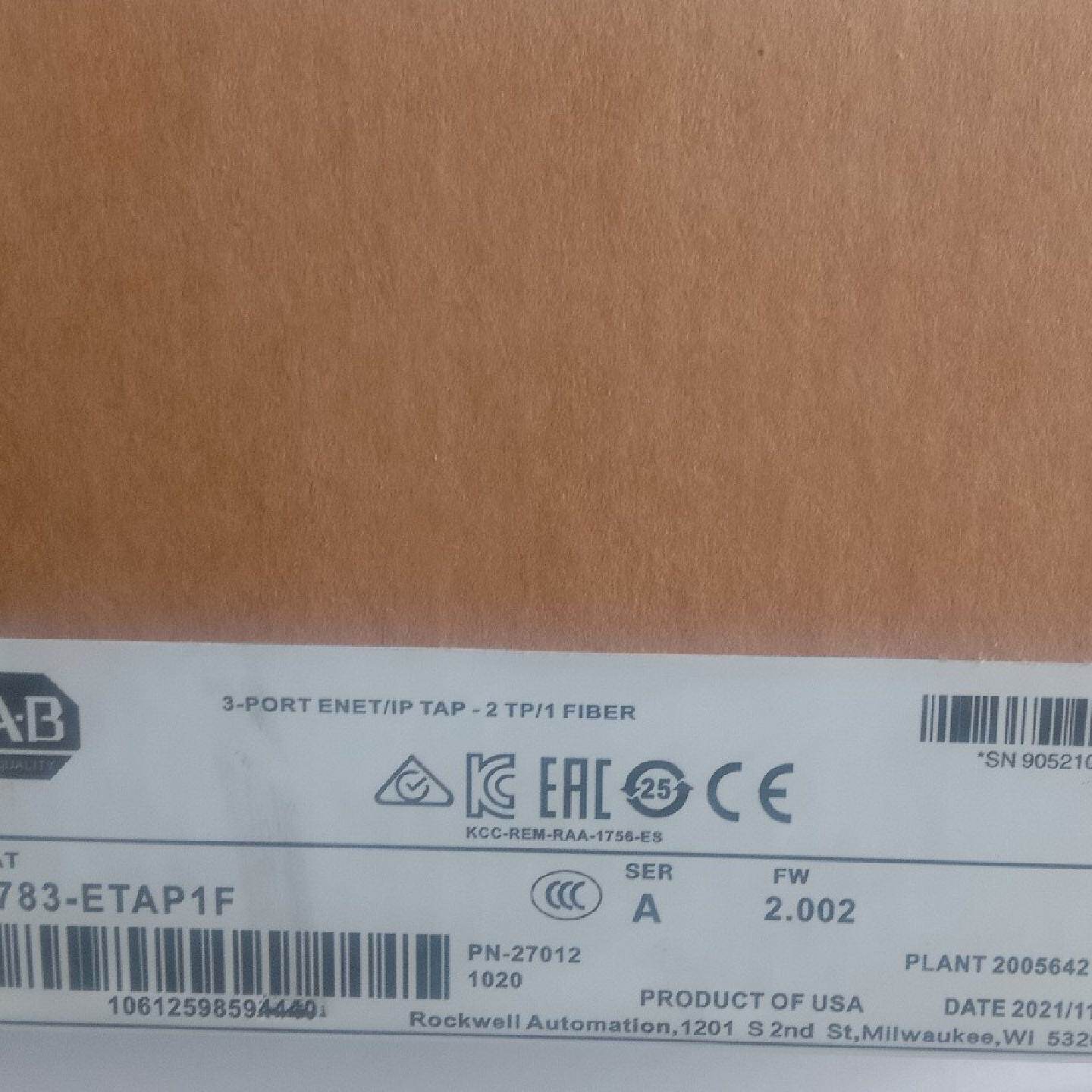 ABB1783ETAP1F罗克韦尔以太网交换器全新未
