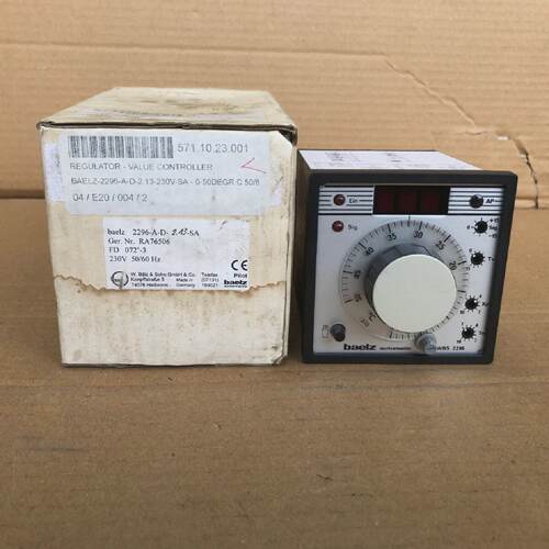 BAELZ AUTOMATIC WBS2296 VALUE CONTROLLER 2296AD213SA