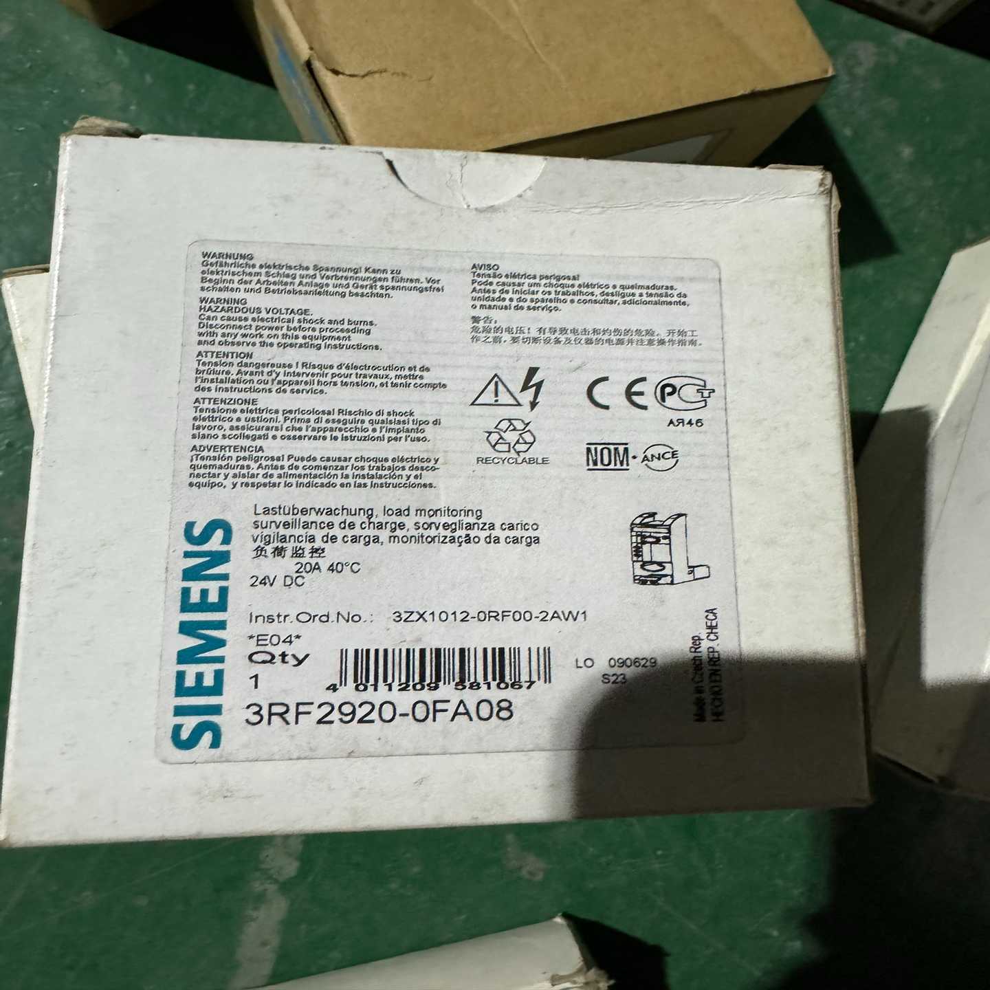 询价SIEMENS/西门子继电器3RF2920-0FA08
