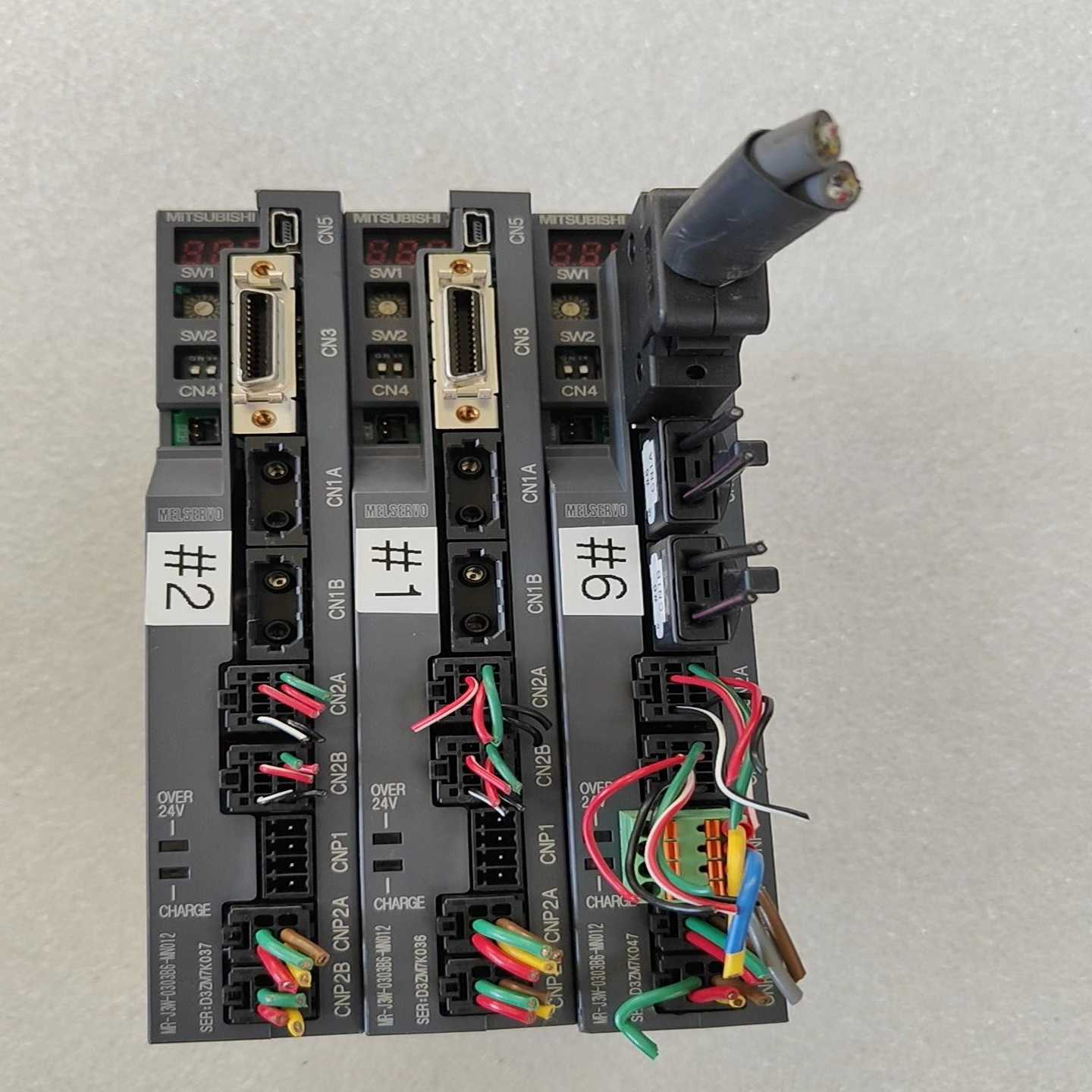 三菱伺服驱动器MR-J3W-0303B6-MN012，拆机品--议价商品