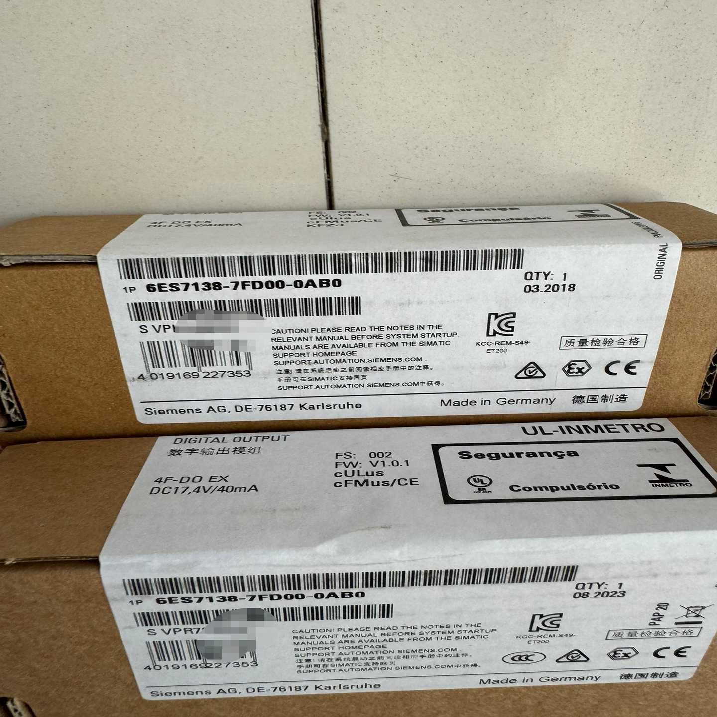 138-7FD00  2018  2023密封总价拍前询价
