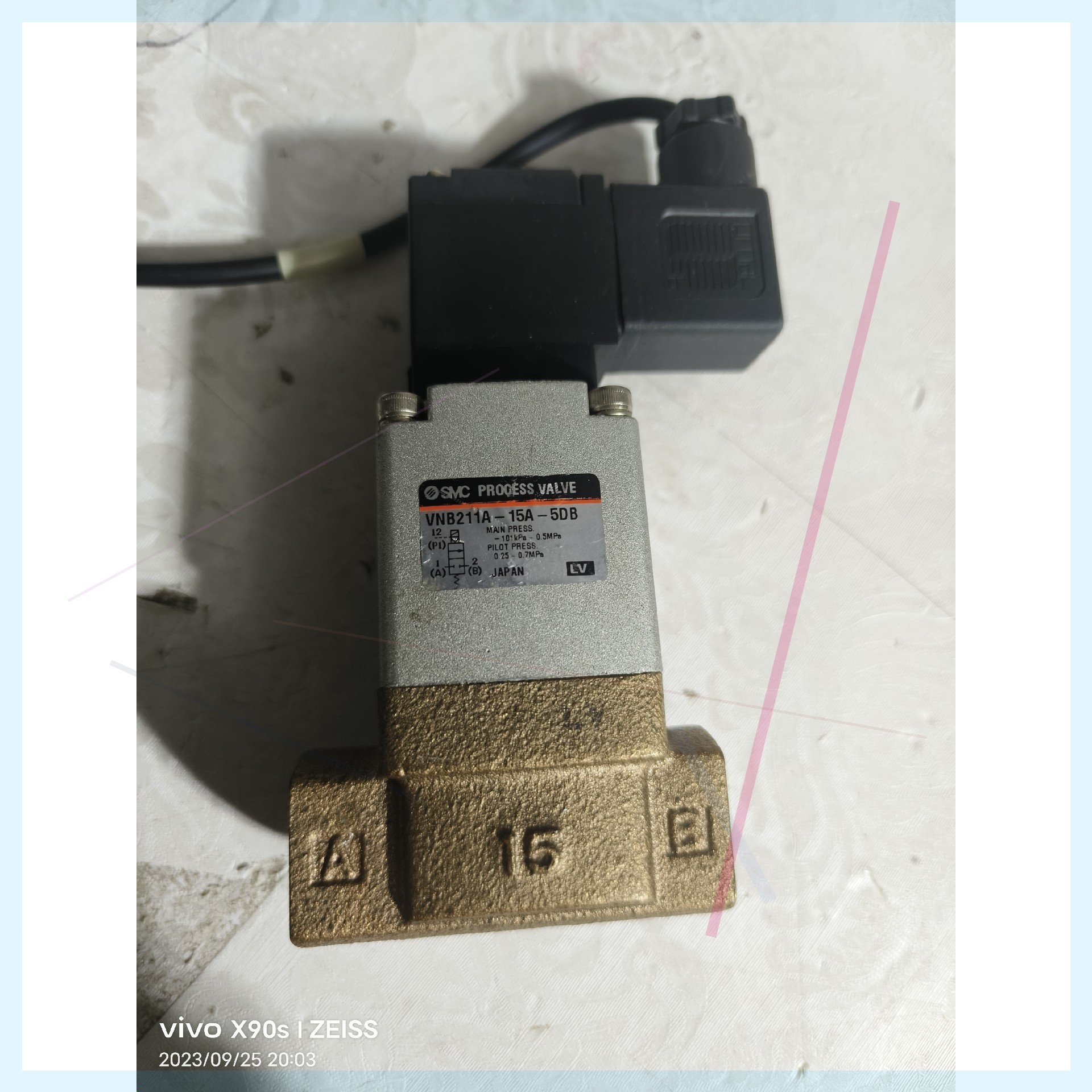 拍前 电磁阀 VNB211A-15A-5DB