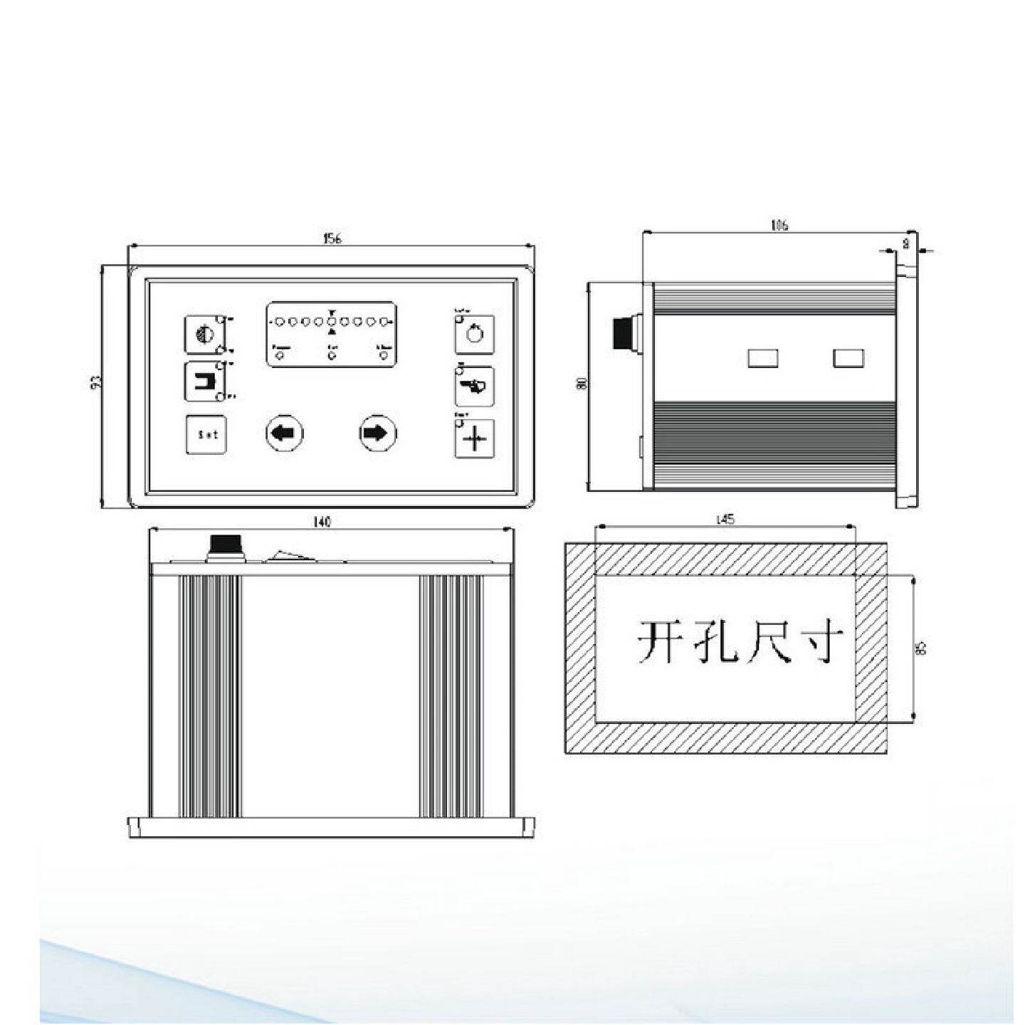 厂家纠偏控制器YP-300型同步电机ccd图像传感器定制智能稳定