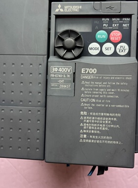 议价拆机三菱变频器FRE7403.7KCHT3.7K议价