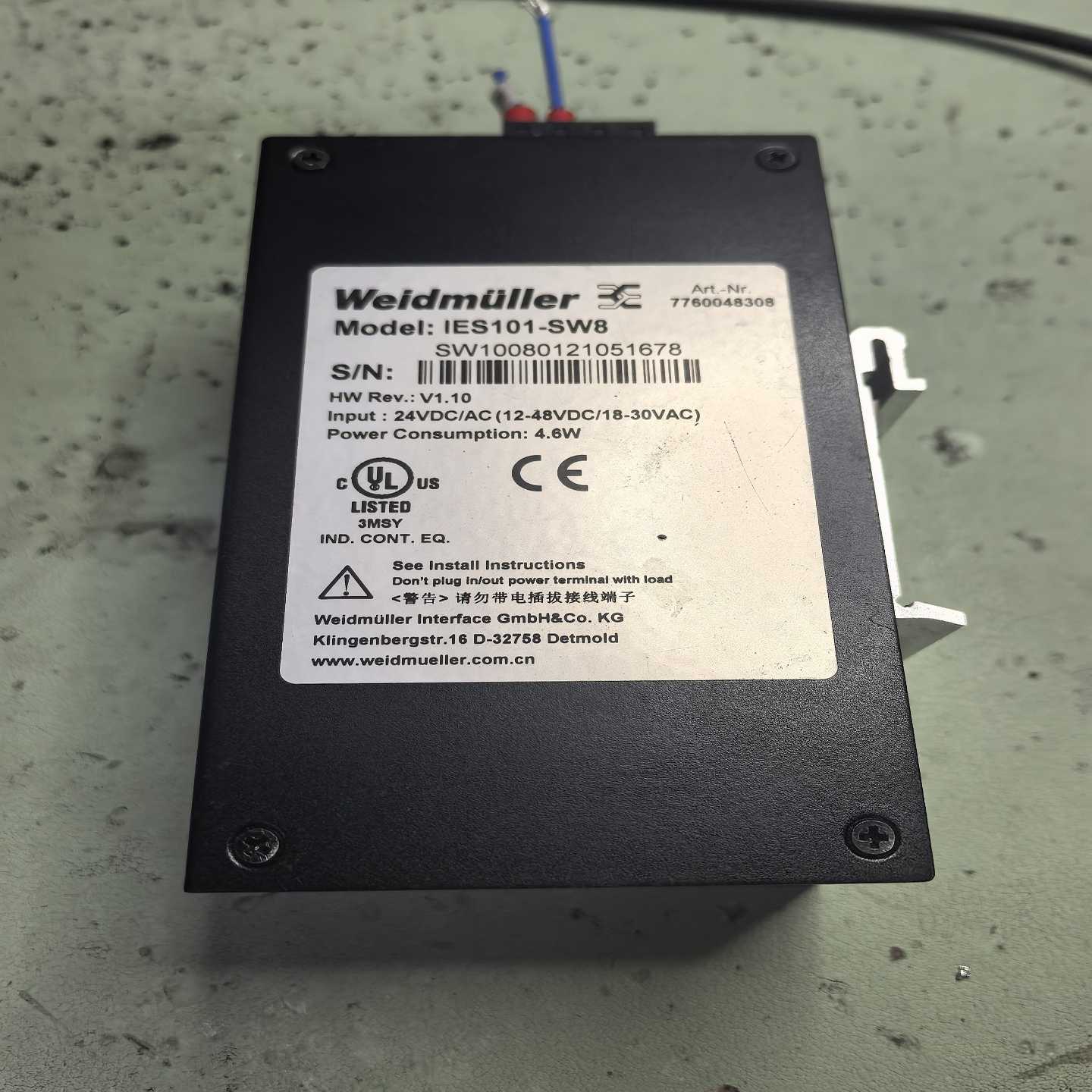 魏德米勒交换机IES101-SW8功能，