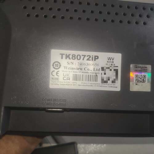溢价-威纶触摸屏TK8072iP功能正常支