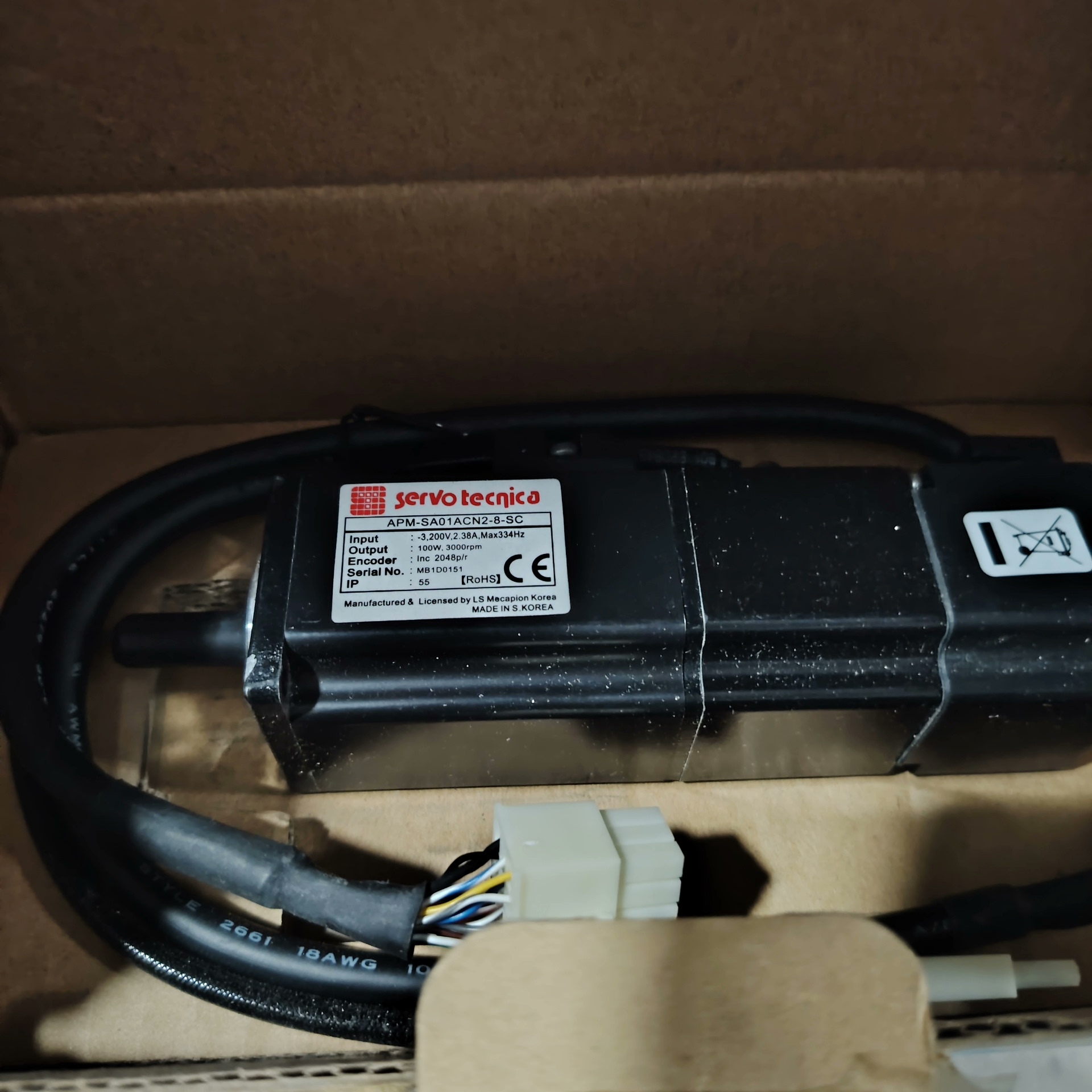 LS伺服马达APM-SA01ACN2-8-SC询价