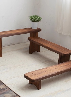 实木换鞋凳简约入户换鞋凳长条凳沙发边凳客厅茶几小凳子创意餐凳