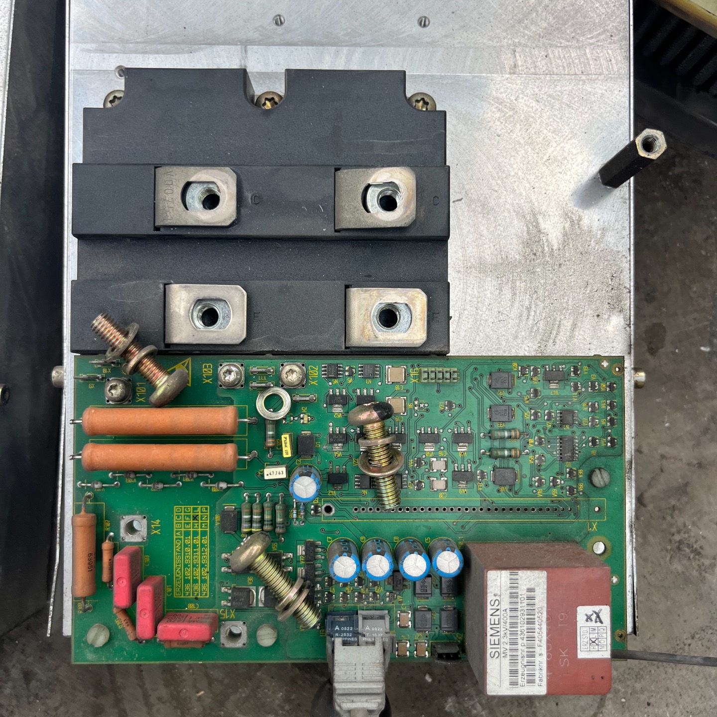 西门子变频器功率单元型号6SY81020AC30拆机二