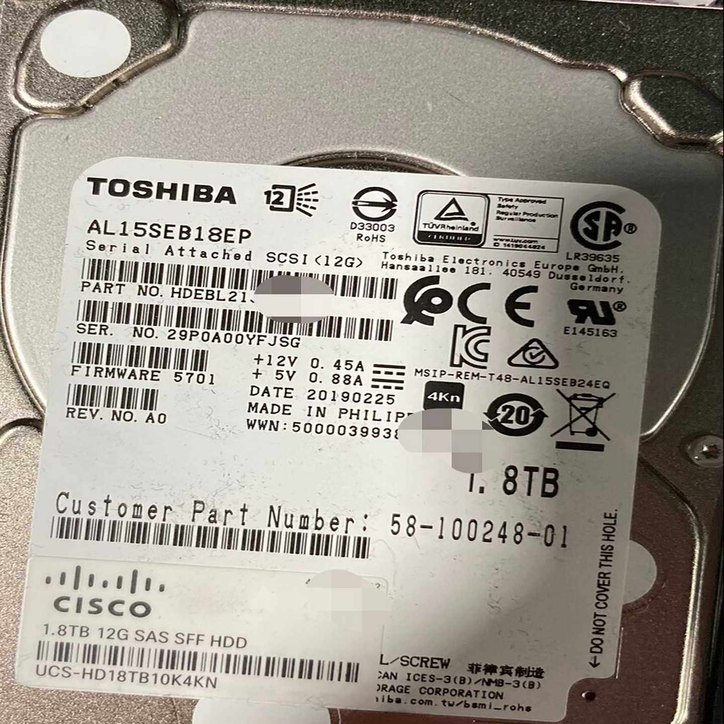 询价UCS-HD18TB10K4KN